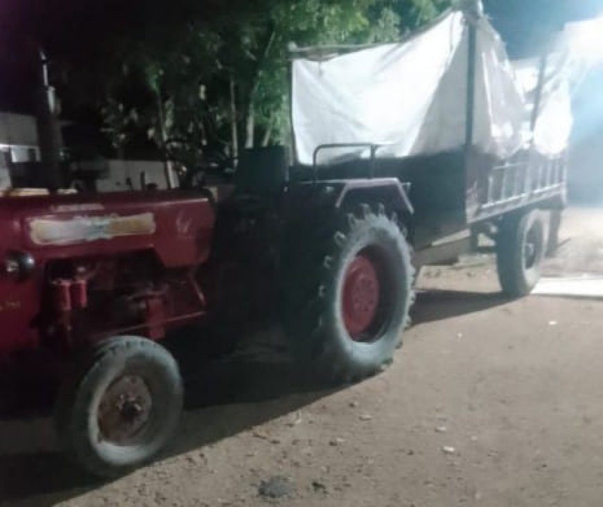 అక్రమ ఇసుక తరలిస్తున్న వ్యక్తిపై కేసు నమోదు
