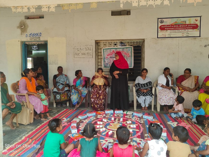 పోషణ పక్షంలో బాలింతలకు అవగాహన