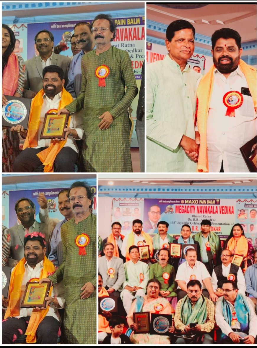 బిఆర్ అంబేద్కర్ ఎక్సలెంట్ అవార్డుకు దారాసింగ్ ఎంపిక