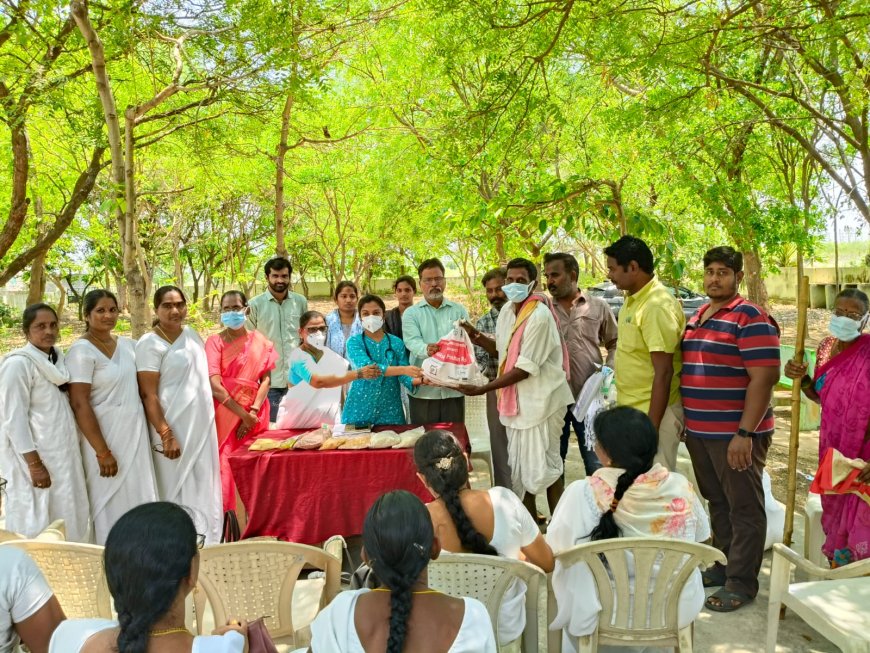 ప్రాథమిక ఆరోగ్య కేంద్రం నందు క్షయ వ్యాధిగ్రస్తులకు పౌష్టికాహారం తిట్ల పంపిణీ