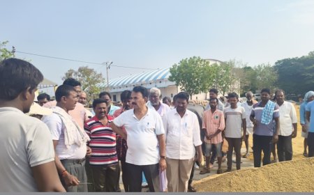 మార్కెట్ యాడ్లను ఆకస్మిక తనిఖీ చేసిన జూపల్లి