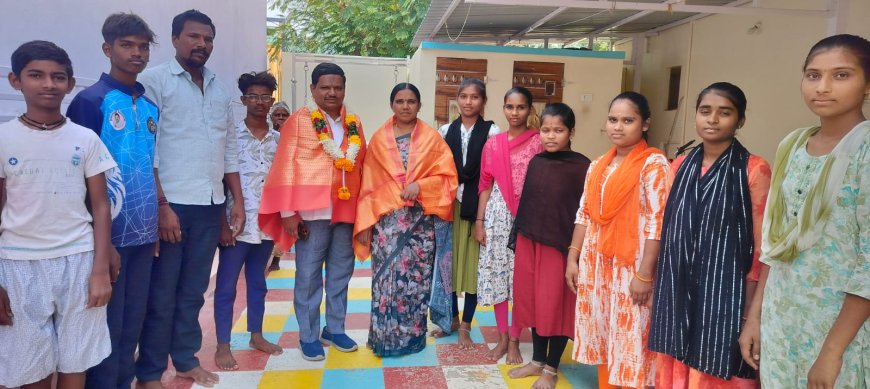 సంకాపురం గ్రామ పాఠశాల విద్యార్థులకు రవాణా సౌకర్యం కొరకు సహాయార్థం