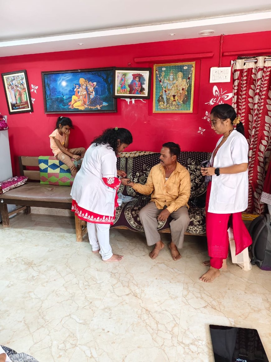 శామీర్‌పేట్‌లోని పొన్నాల గ్రామంలో అగ్రిఫీల్డ్స్ ఫౌండేషన్ సమగ్ర ఆరోగ్య పరీక్షల కార్యక్రమాన్ని నిర్వహిస్తోంది