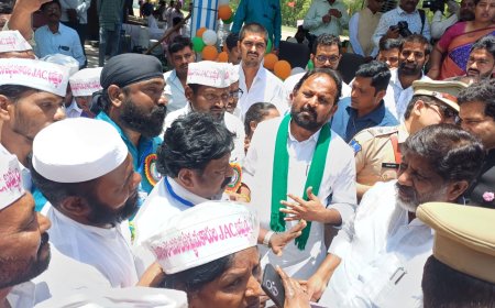 తెలంగాణ ఉద్యమ కారుల కు న్యాయం చేయాలని బత్తుల సోమయ్య ఆధ్వర్యంలో రాష్ట్ర ఉప ముఖ్యమంత్రి భ ట్టి కి వినతి