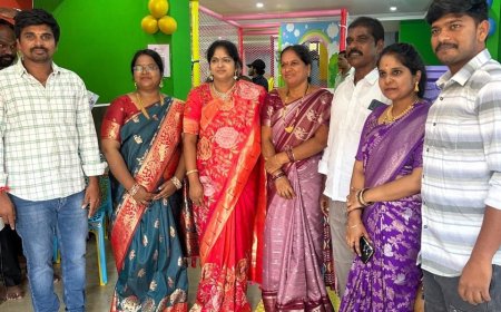 బడంగ్ పేటలో ఘనంగా ఫన్ మాక్స్ కిడ్స్ ప్లే జోన్ మరియు మినీ థియేటర్ ను ప్రారంభించారు