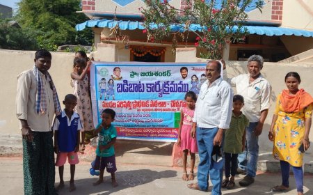 వెల్దేవి గ్రామంలో బడిబాట కార్యక్రమం 