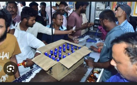 **వైన్ షాపుల వద్ద ఆగని సీటింగ్""పట్టించుకోని జగ్గయ్యపేట నియోజకవర్గం ఎక్సైజ్ శాఖ అధికారులు*