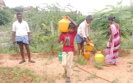 మిషన్ భగీరథ త్రాగునీరుకు అంతరాయం 