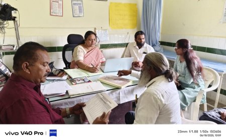 ఇటికాల ప్రాథమిక ఆరోగ్య కేంద్రాన్ని సందర్శించిన స్టేట్ ఆఫీసర్:- డాక్టర్ అబ్దుల్ వాసే