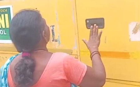 గ్రామీణ ప్రజల తిరుగుబాటు.  ప్రైవేట్ స్కూల్ బస్సుల అడ్డగింత