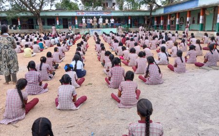 మాదకద్రవ్యాల పై విద్యార్థులకు అవగాహన సదస్సు:ఎస్సై బిజ్జ శ్రీనివాసులు