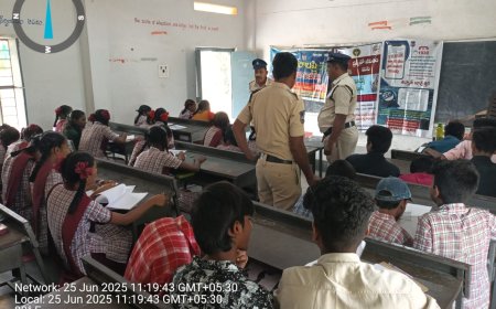 మాదకద్రవ్యాల వ్యతిరేక దినోత్సవం సందర్భంగా""మునగాల పోలీస్ స్టేషన్ , సూర్యాపేట జిల్లా