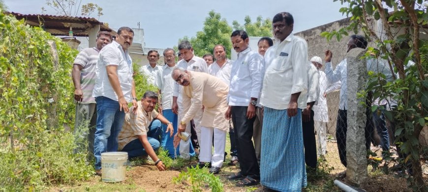 పర్యావరణ దినోత్సవం సందర్భంగా మొక్కలు నాటిన సంకినేని వెంకటేశ్వరరావు