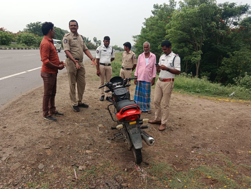 తరచూ ప్రమాదాలకు చెక్ పెడుతున్న జగ్గయ్యపేట ""ట్రాఫిక్ ఎస్ఐ శ్రీనివాసరావు