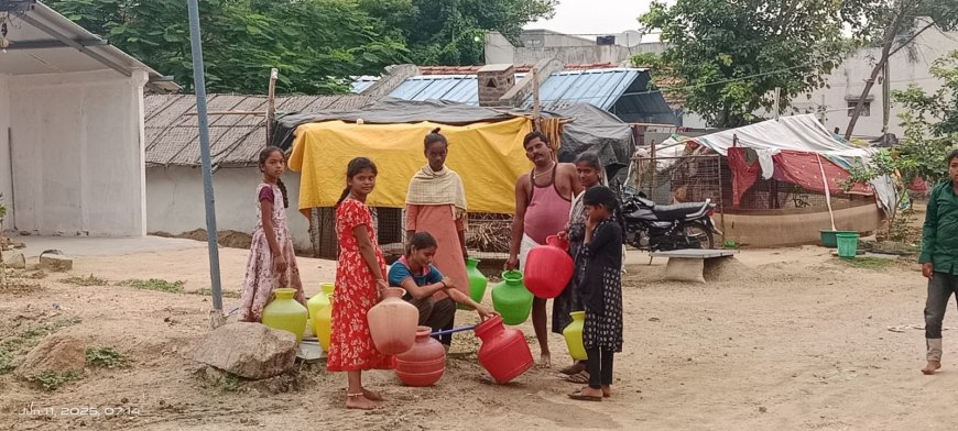 మిషన్ భగీరథ త్రాగునీరుకు అంతరాయం 