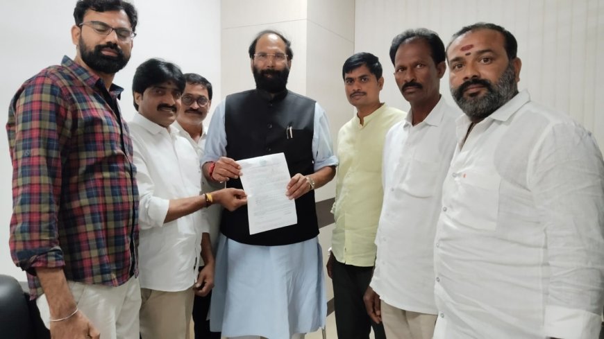 చిన్నోనిపల్లి రిజర్వాయును పూర్తిచేయండి   అలంపూర్ ఎమ్మెల్యే విజయుడు