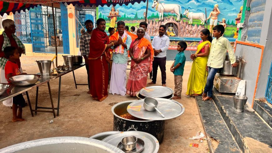 -శ్రీ కృష్ణ స్వామి దేవస్థానంనందు అన్నదాన కార్యక్రమం