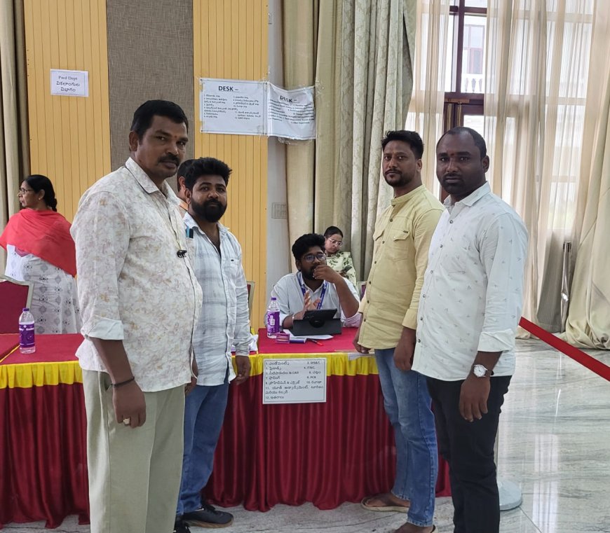 జవహర్ నగర్ మున్సిపల్ కార్పొరేషన్ మేడ్చల్ మల్కాజ్గిరి జిల్లా బీజేవైఎం నాయకుల ఆధ్వర్యంలో ప్రజా వాణి లో ప్లే గ్రౌండ్ విషయం లో కంప్లైంట్