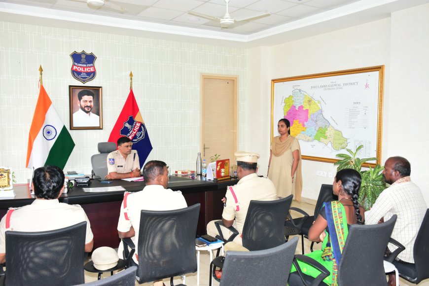 ప్రజావాణి లో బాగంగా బాదితుల నుండి 18 ఫిర్యాదులు స్వీకరించిన  జిల్లా ఎస్పీ శ్రీ టి శ్రీనివాస రావు  ఐపిఎస్