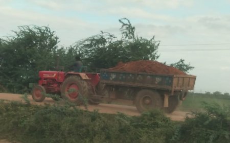 అక్రమంగా మట్టి తరలింపు