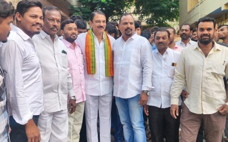 ఎమ్మెల్యే దేవిరెడ్డి సుధీర్ రెడ్డికి జన్మదినశుభాకాంక్షలు  సెంట్రింగ్ అసోసియేషన్ భారాస నాయకులు