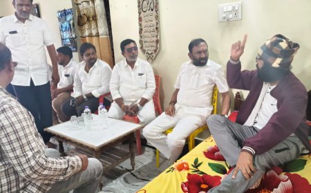 పాత్రికేయులను పరామర్శించిన జువ్వాడి నర్సింగరావు 