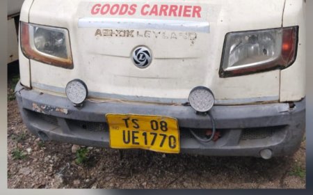 ఇసుకను అక్రమంగా రవాణా చేసిన వ్యక్తుల పై కేసు నమోదు..