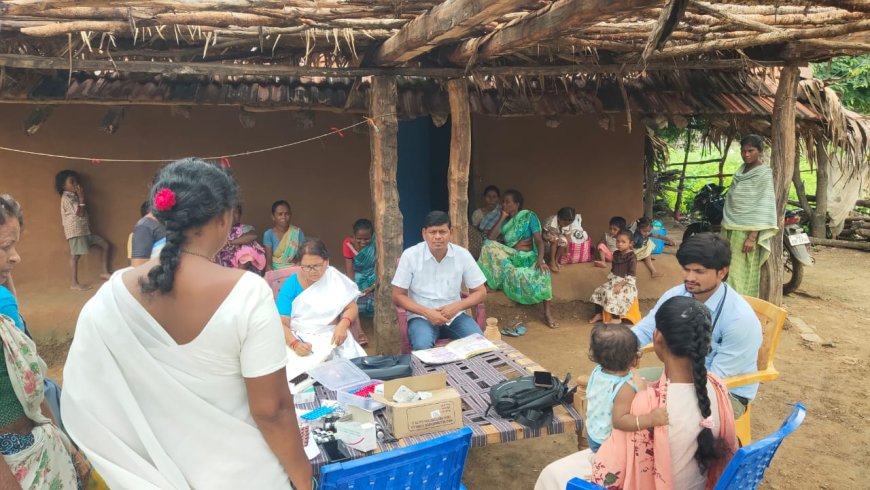 బట్టి గూడెం గ్రామంలో హెల్త్ క్యాంపు