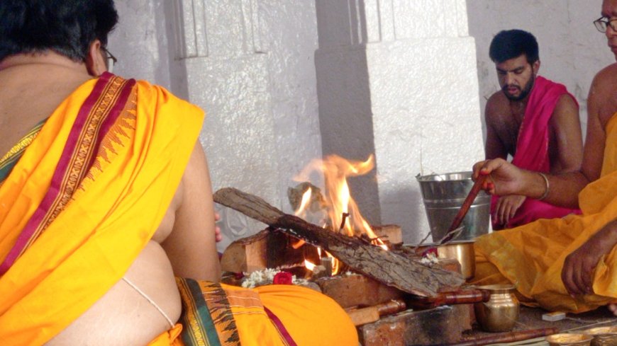 మల్దకల్ లో పవమాన హోమం