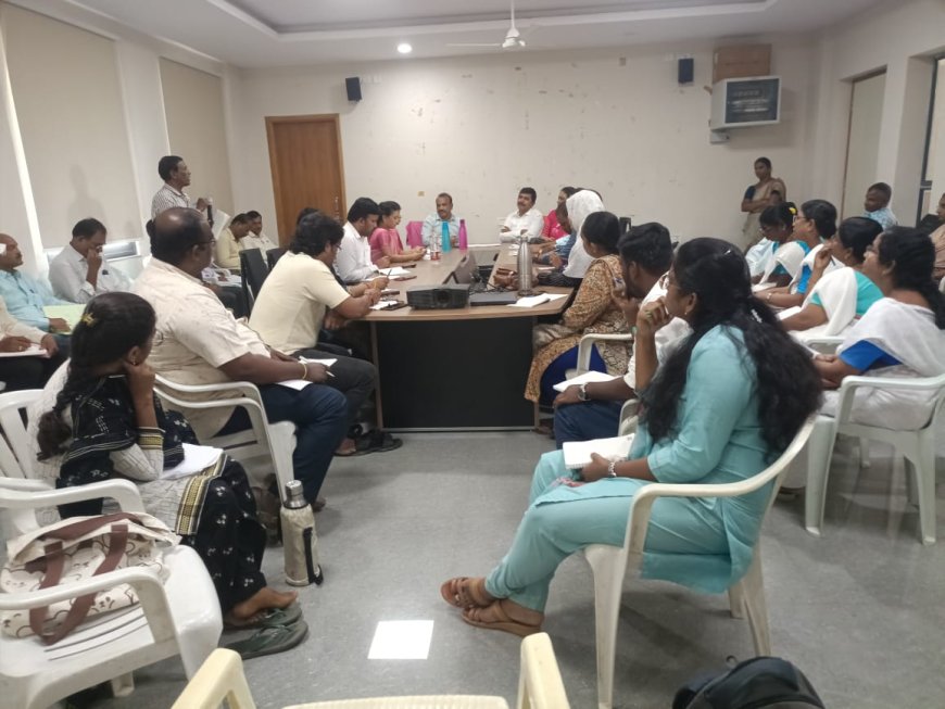 జోగులాంబ గద్వాల జిల్లాను సందర్శించిన స్టేట్ సీజనల్ వ్యాధుల మానిటరింగ్ అధికారి