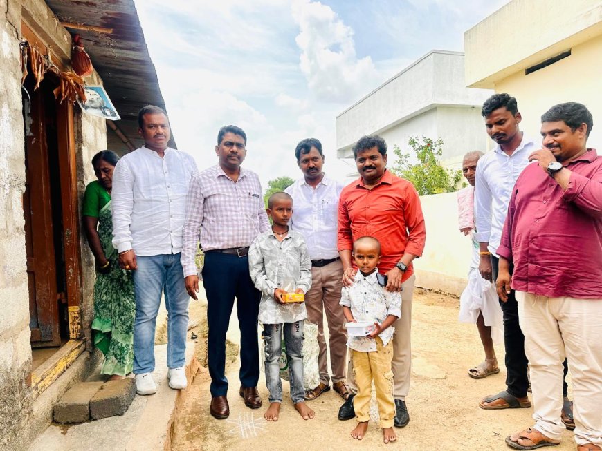 తల్లి దండ్రులు కోల్పోయిన పిల్లలకి 155000. అర్ధిక సహాయం