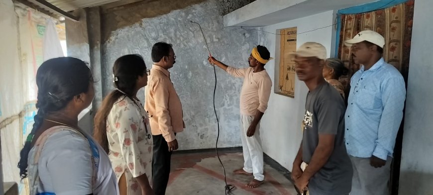 డాక్టర్ హారిక ఆధ్వర్యంలో పలు ఇంట్లో దోమల మందు పిచికారి