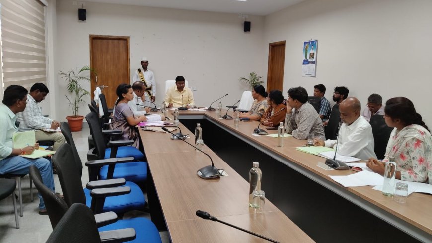 మాతృ మరణాలపై వైద్య ఆరోగ్యసిబ్బందికి సమీక్ష సమావేశం కలెక్టర్
