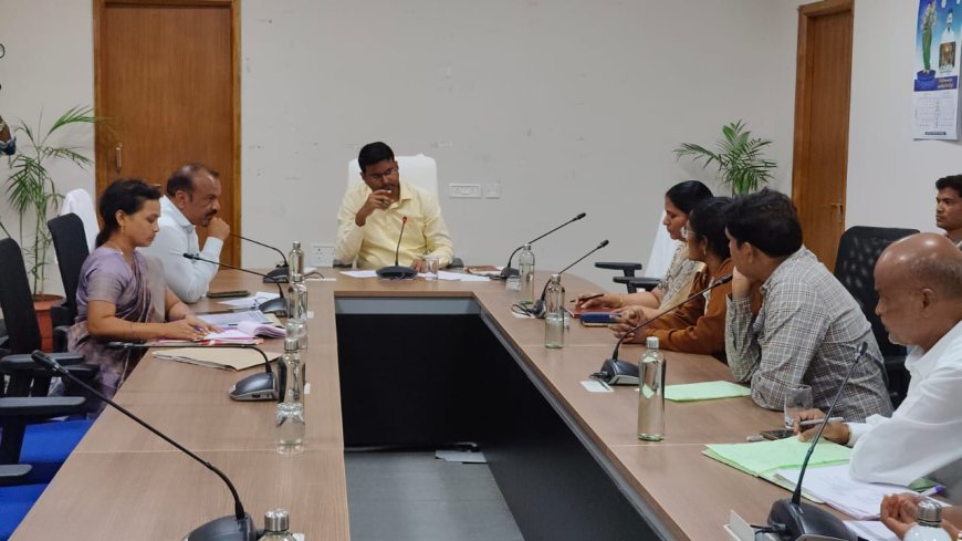 మాతృ మరణాలపై వైద్య ఆరోగ్యసిబ్బందికి సమీక్ష సమావేశం కలెక్టర్