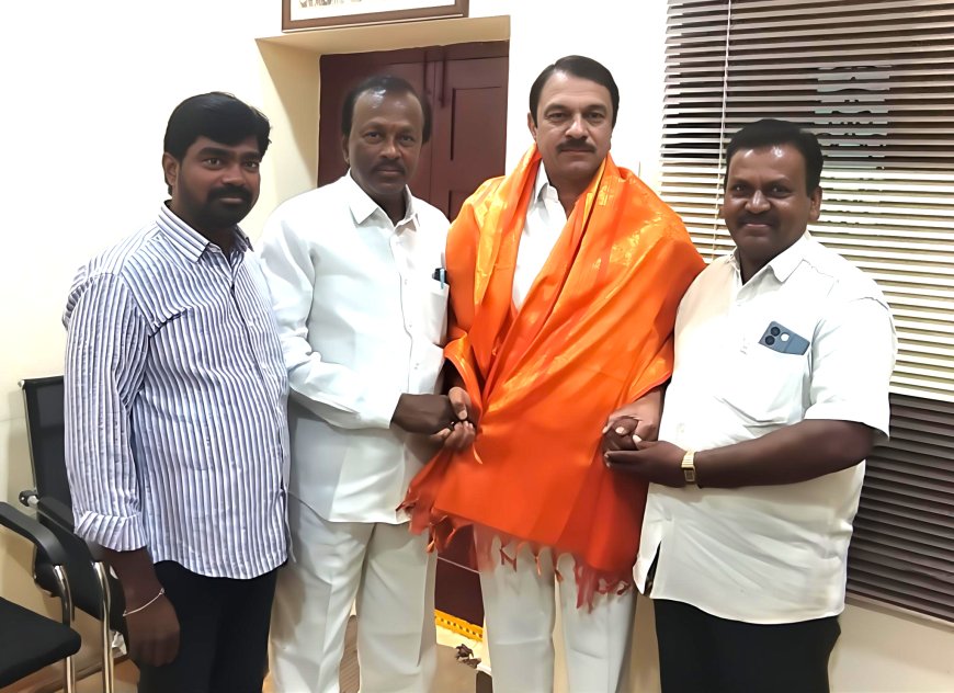 ఎమ్మెల్యే దేవీరెడ్డి సుధీర్ రెడ్డికి జన్మదిన శుభాకాంక్షలు తెలిపిన ఎల్బీనగర్ భారాస నాయకులు