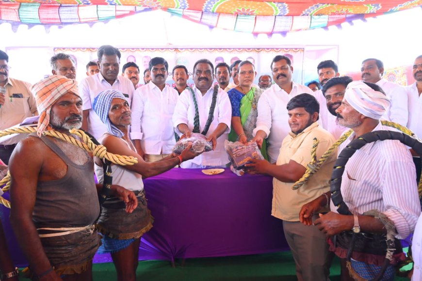 గీత కార్మికులకు కాంగ్రెస్ ప్రభుత్వం అండగా ఉంటుంది ఎమ్మెల్యే మందుల సామెల్