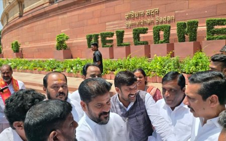 ఢిల్లీలో రేవంత్ రెడ్డిని మర్యాద పూర్వకంగా కలిసిన