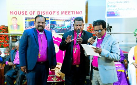 ఆంగ్లకన్ క్లర్జ్ ఎపిస్కోపల్ ఆఫ్ డయాసిస్ ( ఏ. సి. ఇ) మీడియా, కమ్యూనికేషన్ మెంబర్ గా   బిషప్ డా. దుర్గం ప్రభాకర్  బేతెస్థ మినిస్ట్రీస్ సూర్యాపేట