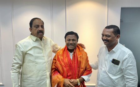 వ్యవసాయ శాఖ మంత్రి తుమ్మల నాగేశ్వరరావు ని  కలిసిన