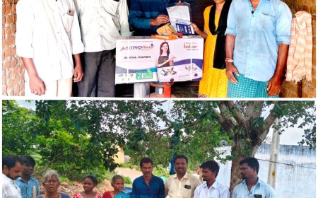 అమ్మ నాన్న జ్ఞాన మందిరం ఫౌండేషన్ ఆధ్వర్యంలో ఇద్దరికి సిలిండర్లు, స్టవ్ లు పంపిణీ