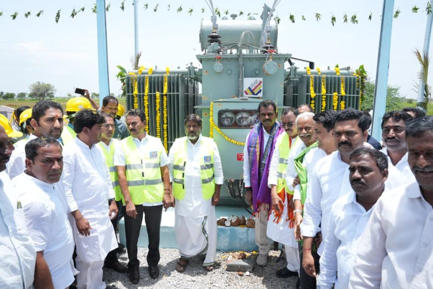 33/11 కె.వి విద్యుత్ ఉప కేంద్రాన్ని ప్రారంభించిన భట్టి విక్రమార్క, జూపల్లి