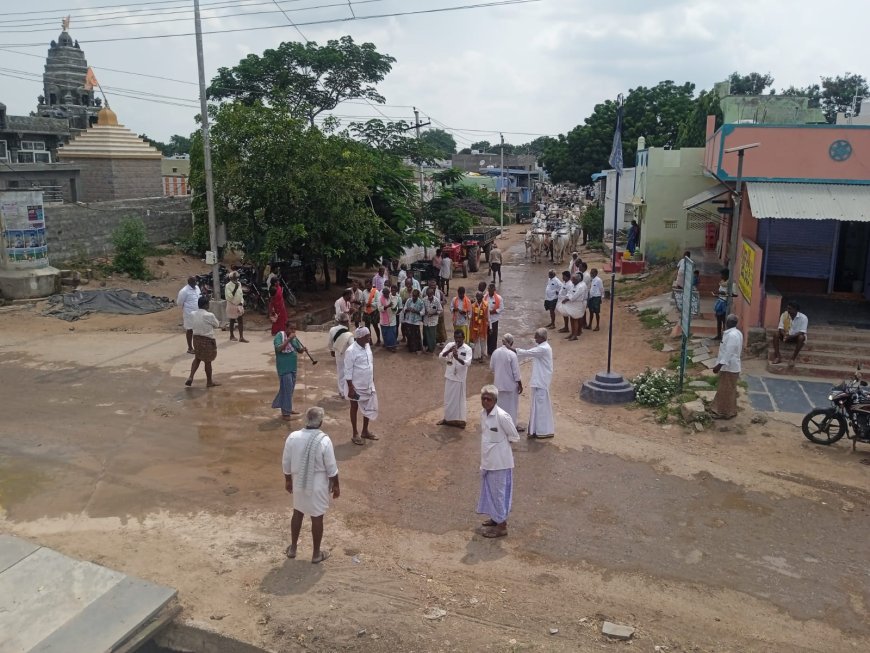 రామాపురం గ్రామంలో వానదేవుని కోసం పూజలు