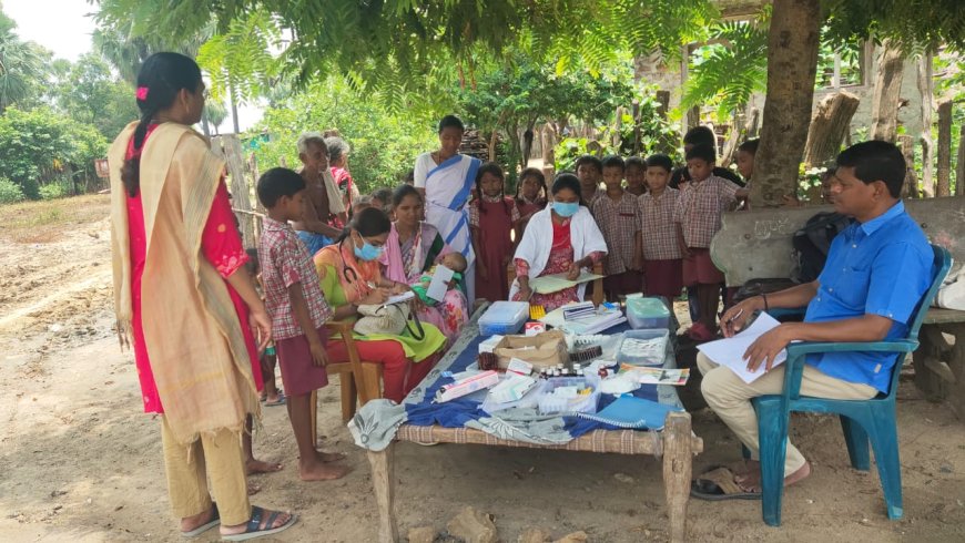 ఎర్రబోరు గ్రామంలో వైద్య శిబిరం