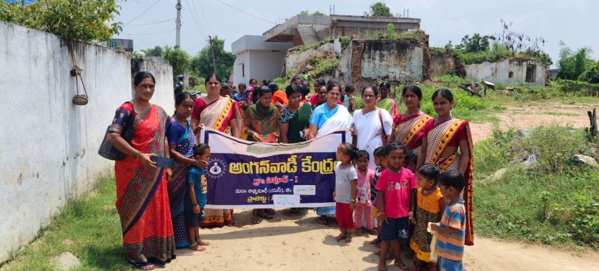 తల్లి పాల వారోత్సవాల ర్యాలీ