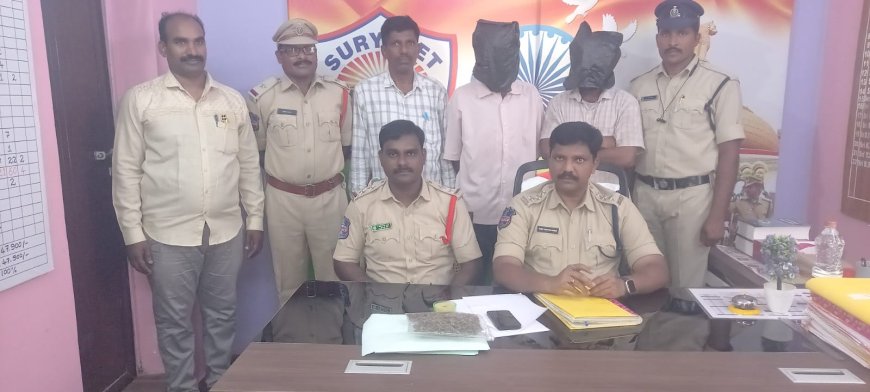 గంజాయి త్రాగుతూ పట్టుబడిన ఇద్దరు వ్యక్తులు రిమాండ్