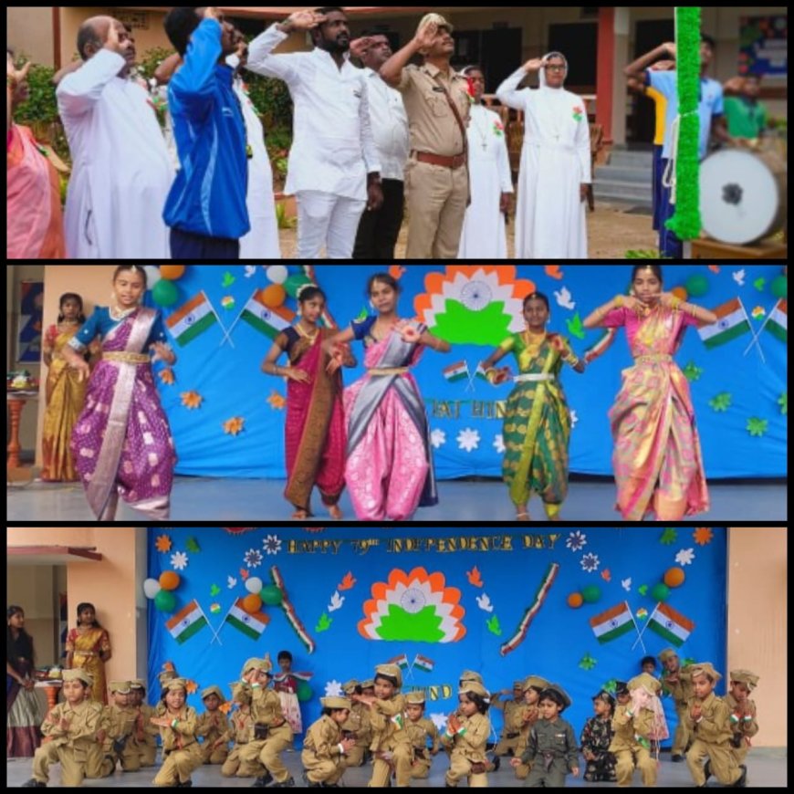 పల్లోటి హైస్కూల్లో 79వ స్వతంత్ర దినోత్సవం వేడుకలు..ముఖ్య అతిథిగా ఎస్సై కె.వెంకట్ రెడ్డి