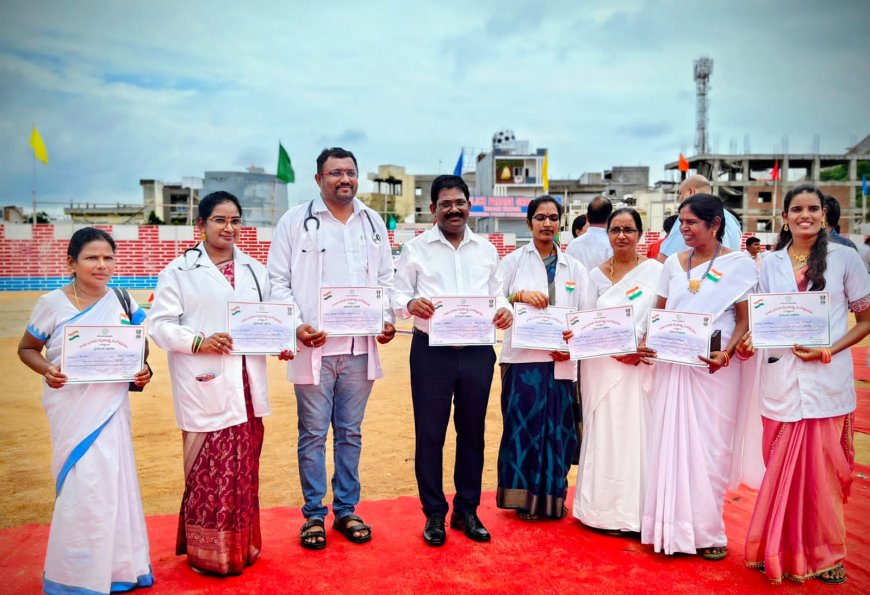 ఉత్తమ అవార్డు అందుకున్న డాక్టర్" హేమంత్ ఏఎన్ఎం రామ
