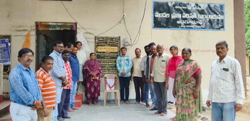 అడ్డగూడూరు ఎంపీడీవో కార్యాలయంలో సర్దార్ సర్వాయి పాపన్న గౌడ్ జయంతి వేడుకలు