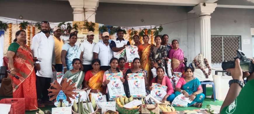 ఈషా ఫౌండేషన్ వారి గ్రామీణ విజయోత్సవంలో బహుమతులు అందుకున్న వెల్దేవి మహిళలు