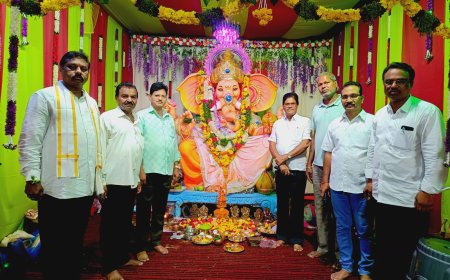 పవన్ పురి కాలనీలో కాలనీ సంక్షేమ సంఘం ఆధ్వర్యంలో  గణేష్ ని నవరాత్రి ఉత్సవాలు ఘనంగా నిర్వహించారు.